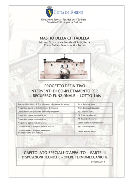 impianti termomeccanici - Bandi on-line