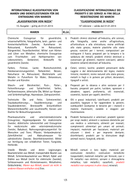 Titoli delle classi