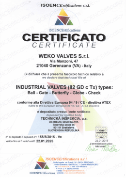 &Igrave;A - weko valves