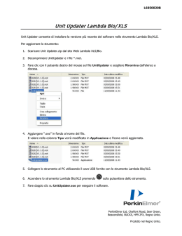 Lambda Bio/XLS Unit Updater