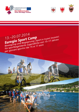 Euregio Sport Camp programma