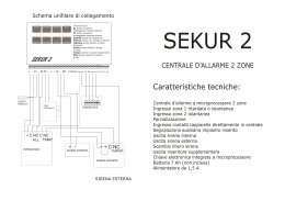 Centrale Sekur2 manuale