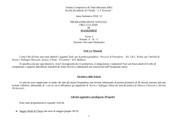 obiettivi formativi - Istituto Comprensivo di Vado