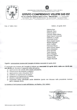 istituto comprensivo velletri sud est