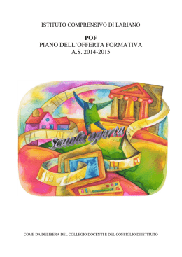 Linee POF 2014-15 - Istituto Comprensivo di Lariano