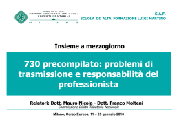 Materiale didattico a cura del relatore