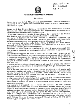 variazione Tabellare dd. 30.04.14 - Ordine degli Avvocati di Trieste