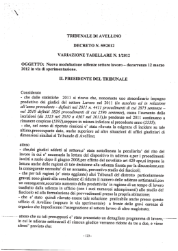 Variazione Tabellare 01/2012