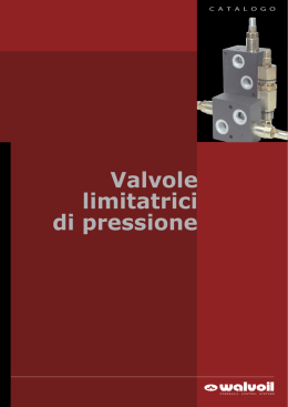 Valvole limitatrici di pressione
