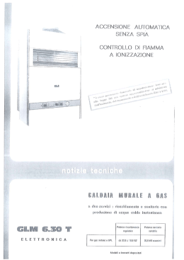 Page 1 ELETTRONICA ACCENSIONE AUTQMAblmlCA SENZA