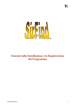 Tutorial sulla Installazione e la Registrazione del Programma