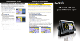 GPSMAP® serie 700 guida di riferimento rapido