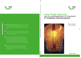 Linee Guida Operative per la realizzazione di impianti di