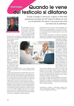 Quando le vene del testicolo si dilatano - Andrologo