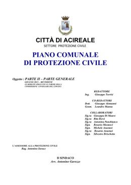 parte generale - Comune di Acireale