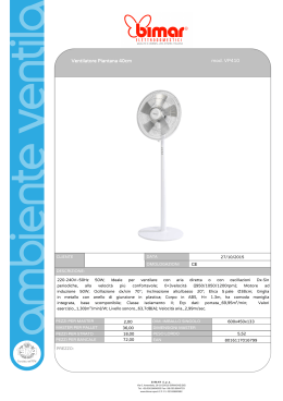 Ventilatore Piantana 40cm mod. VP410
