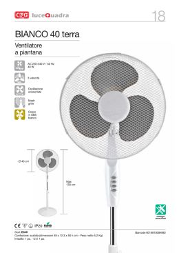 Ventilatore a Piantana - Elettroforniture Padua