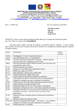 lettere invito materiale di pulizia a.s. 15-16