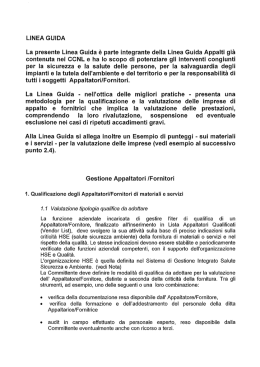 Linea guida appalti - Confindustria Energia