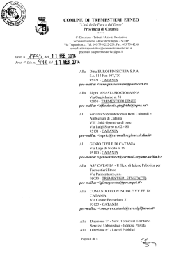 COMUNE DI TREMESTIERI ETNEO