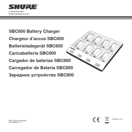 SBC800 User Guide