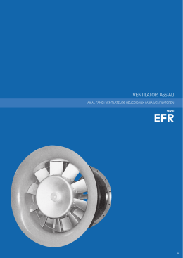 VENTILATORI ASSIALI - Ventilatori industriali centrifughi e assiali