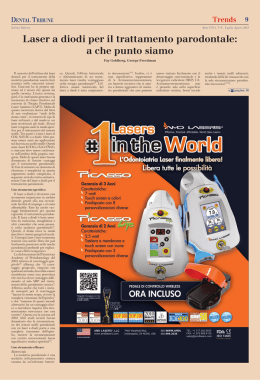 Laser a diodi per il trattamento parodontale