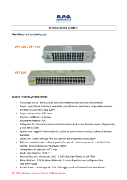 VET 300 - VET 500 VET 800
