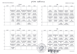 orario provv. classi