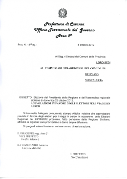 Jtefettu`ta di ﬁatan.ia Qfﬁ`2clo Jettitou`ale del &agrave;ove`tno