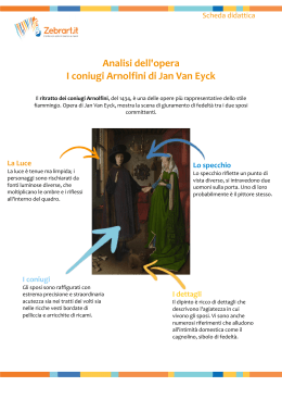 Analisi dell`opera I coniugi Arnolfini di Jan Van Eyck