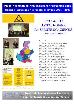 progetto - Azienda Ulss 12 veneziana