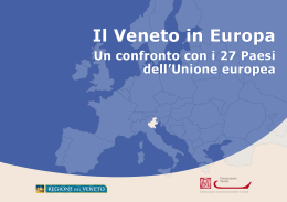 Il Veneto in Europa. Un confronto con i 27 Paesi dell`Unione europea