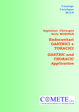 GASTRIC and THORACIC Application Endocavitari GASTRICI e