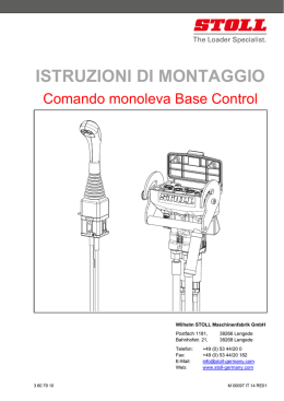 ISTRUZIONI DI MONTAGGIO