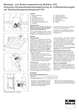Istruzioni di montaggio Multibox Kombi RTL