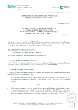 usc politiche e gestione del personale