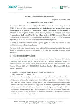 Locandina - Ordine degli Ingegneri della Provincia di Bergamo