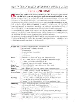 EDIZIONI DIGIT - Mondadori Education