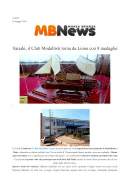 mb news - Club Modellisti Varedo