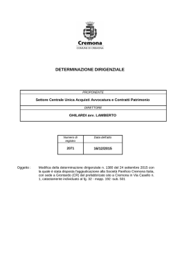 Testo - Comune di Cremona