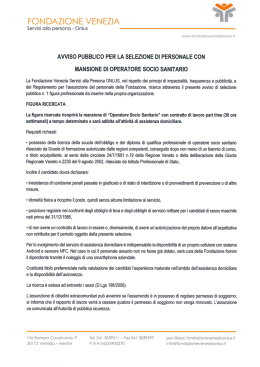 `I`F - Fondazione Venezia Servizi alla Persona