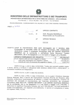 MINISTERO DELLE INFRASTRUTTURE E DEI TRASPORTI&rdquo;