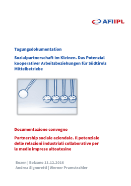 Tagungsdokumentation - AFI-IPL