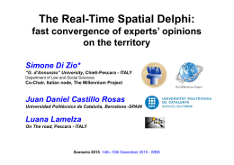 The Real-Time Spatial Delphi: