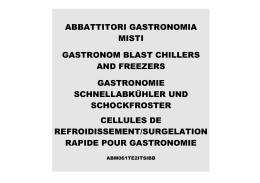 abbattitori gastronomia misti gastronom blast chillers and freezers