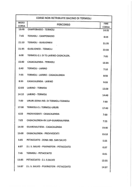 Visualizza elenco servizi sospesi