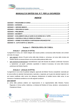Manuale di sintesi sul R.T. per la sicurezza