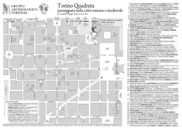 Torino Quadrata (PDF 230 Kb) - Gruppo Archeologico Torinese