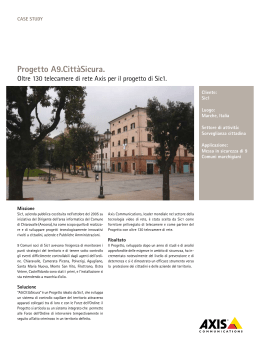 Italia: Sic1 (Progetto A9.CittàSicura)